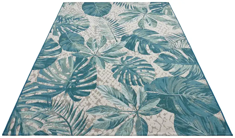 Dywan zewnętrzny Flair Liście turkusowe 160 cm x 235 cm Wysoka jakość