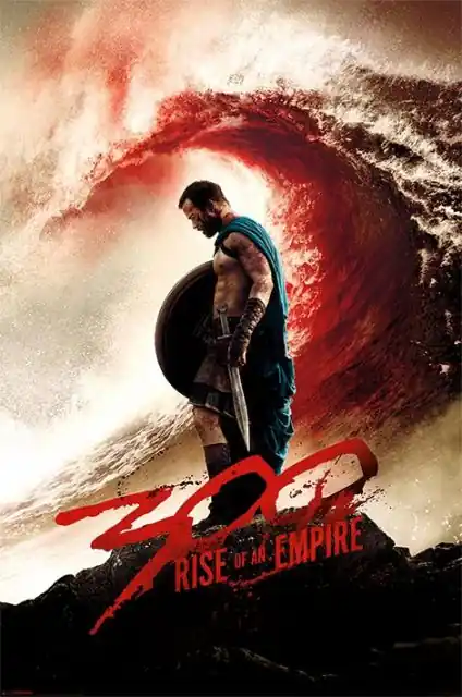 300 Początek Imperium - fala krwi - plakat Premium