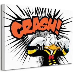 Nowość Donald Duck Crash - obraz na płótnie