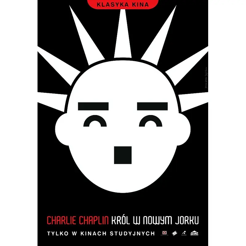 A King in New York, Polish Film Poster Designed by Joanna Gorska & Jerzy Skakun, 2014 Zniżka