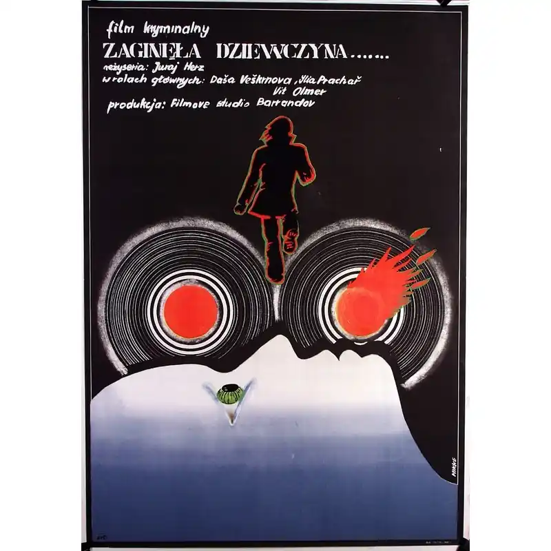 A Girl Fit to Be Killed, Polish Movie Poster Ekspresowa dostawa