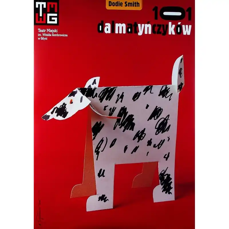 101 Dalmatians, Polish Theater Poster Super okazja