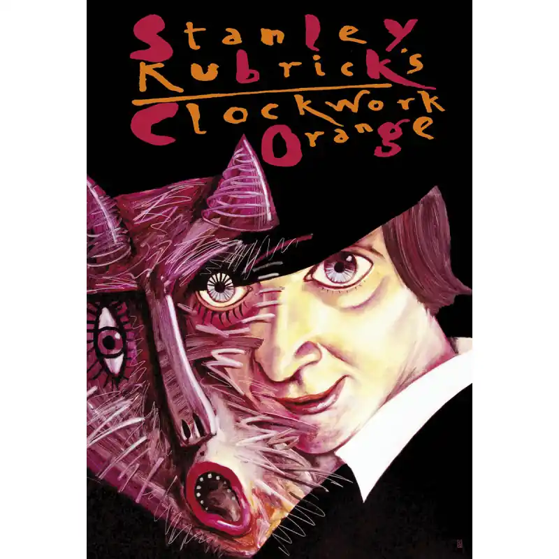 A Clockwork Orange, Polish Film Poster Designed by Leszek Żebrowski, 2007 Ekspresowa dostawa