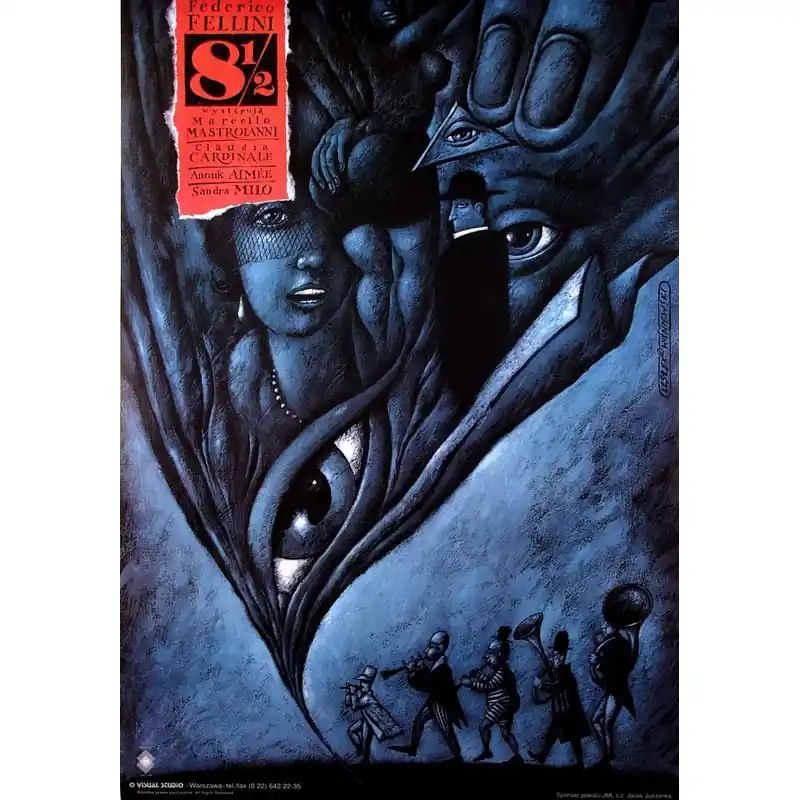 8½, Polish Film Poster Designed by Leszek Wisniewski, 2000 Tylko do końca tygodnia