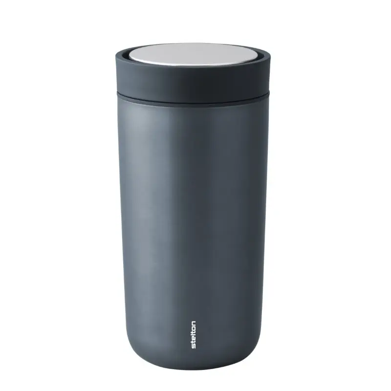 kubek termiczny To Go Click, 0,4 L granatowy metaliczny, Steleton Popularny