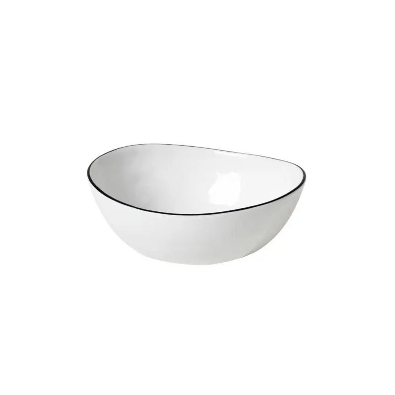 Tylko do końca tygodnia miska SALT 15,5x17 cm biała porcelana, Broste Copenhagen