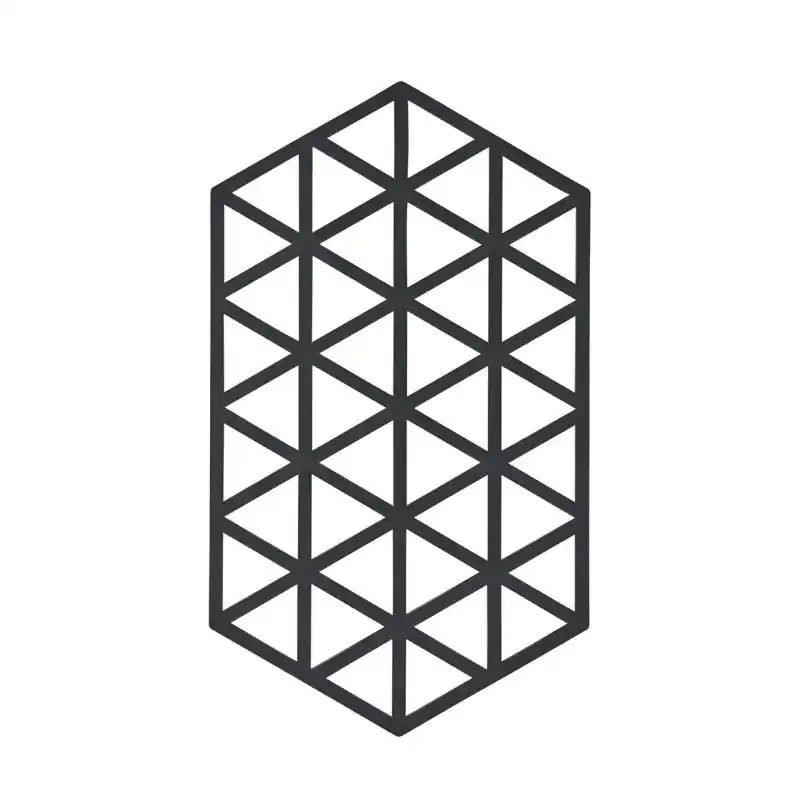 Zamów teraz Podkładka pod gorące naczynia Triangle 24 cm, czarny, Zone Denmark