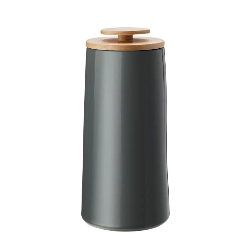 Nie przegap Pojemnik kuchenny ceramiczny Emma ciemnoszary, Stelton