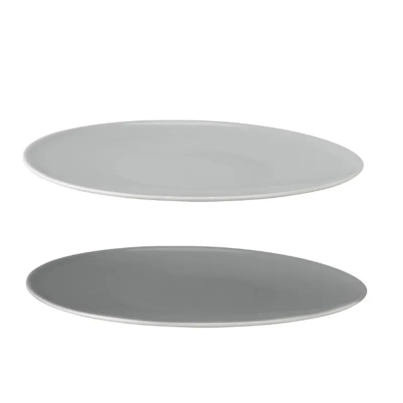 Komplet talerzy, 2 szt. Emma, szary, Stelton Super okazja