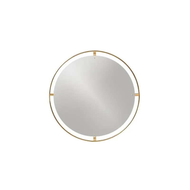 Okrągłe lustro Nimbus Ø110 cm, mosiądz, Audo Oferta