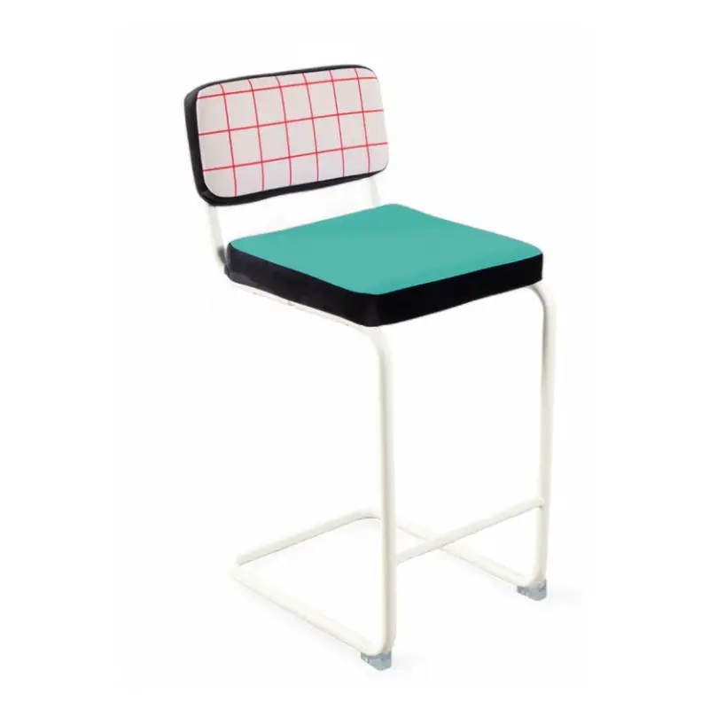 Hoker Superstool Red Grid, biała podstawa, Seletti Dodaj do koszyka