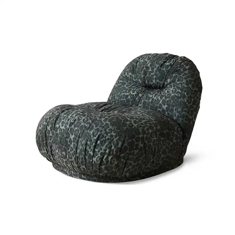 Fotel Meloa Fauteuil w panterkę, zielony, HKLiving Dodaj do koszyka