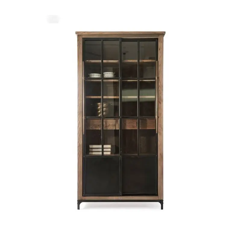 Witryna The Hoxton 214 cm, drewniana, Riviera Maison Oferta limitowana