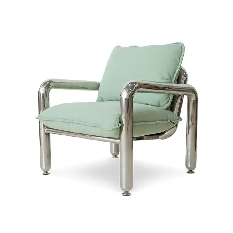 Zamów dziś Fotel Canvas Mint, chromowany/aksamit, HKliving