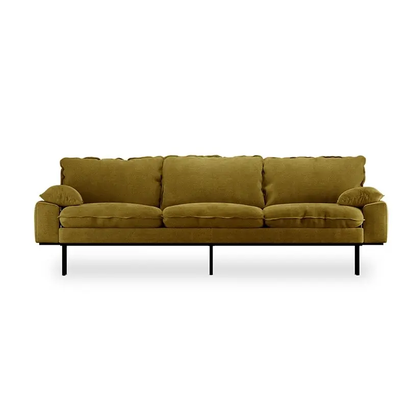 Bezpieczne zakupy Sofa Retro 4 os. Royal Velvet, olive, HKliving