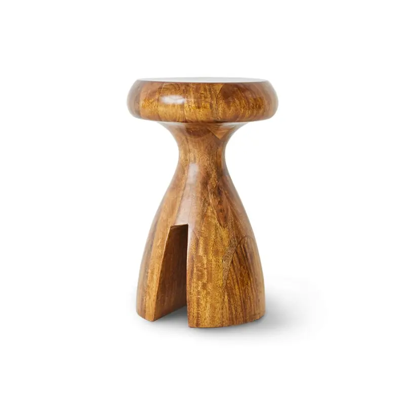 Chestnut, drewniany stołek, HKLiving Promocja
