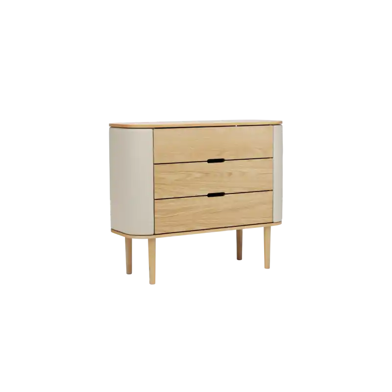 Ograniczona ilość Komoda z szufladami Treasures Oak/White Sand, Umage