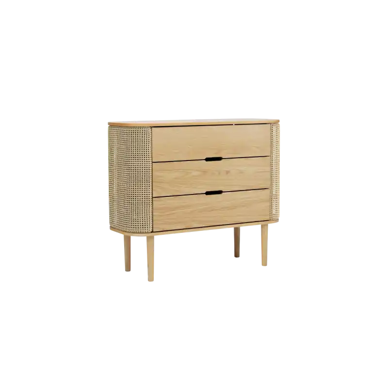 Komoda z szufladami Treasures Oak/Plecionka Wiedeńska, Umage Ograniczona ilość