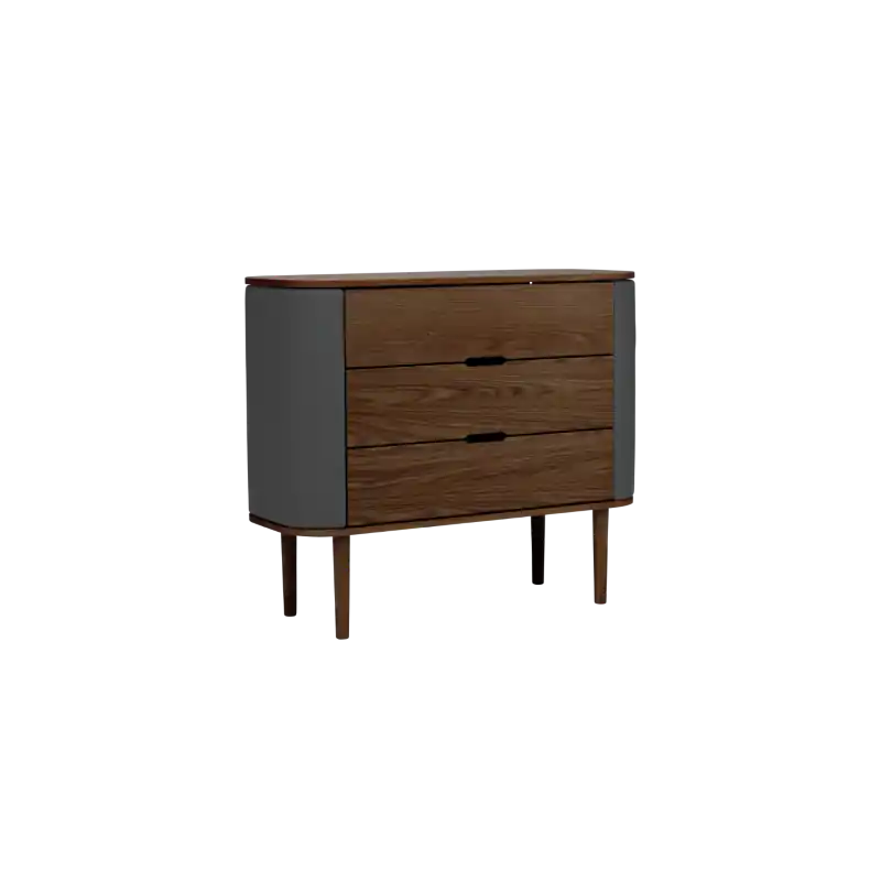 Komoda z szufladami Treasures Dark Oak/Shadow, Umage Super okazja