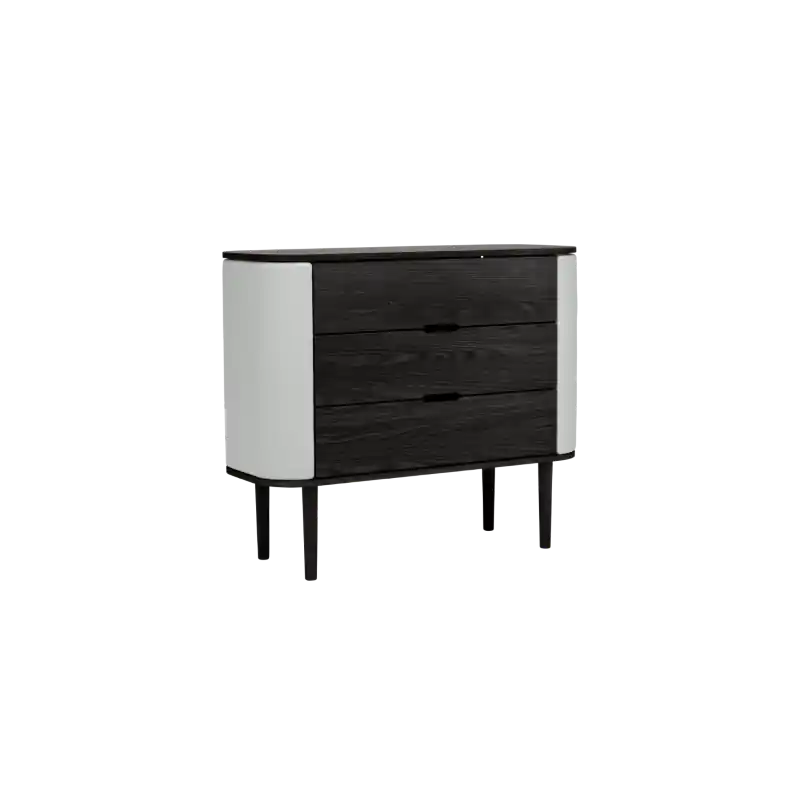 Komoda z szufladami Treasures Black Oak/Sterling, Umage Bestseller