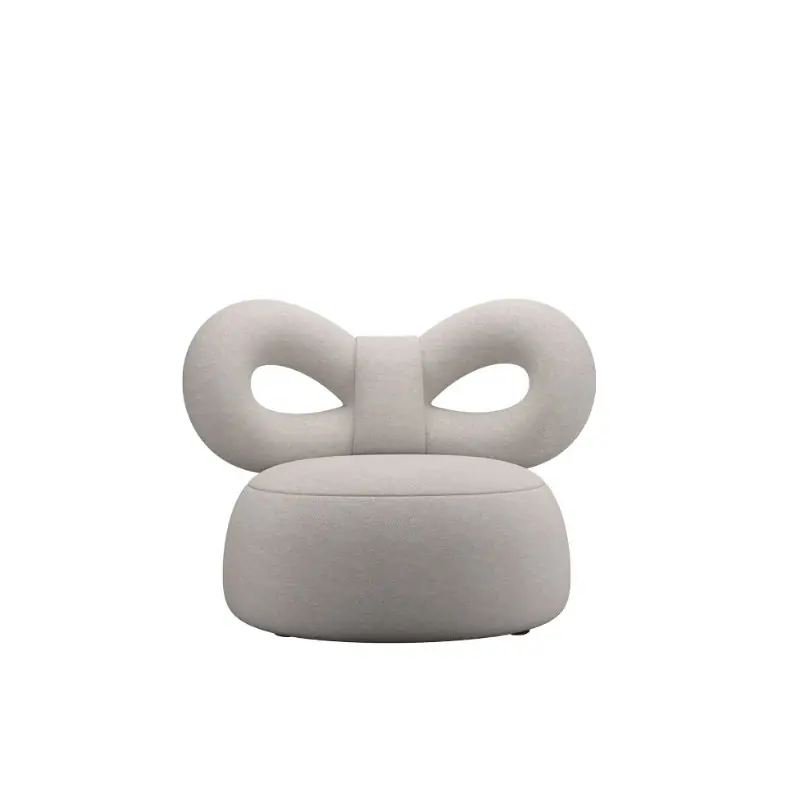 Fotel RIBBON materiał Pugi, jasny szary, QeeBoo Wyjątkowa oferta
