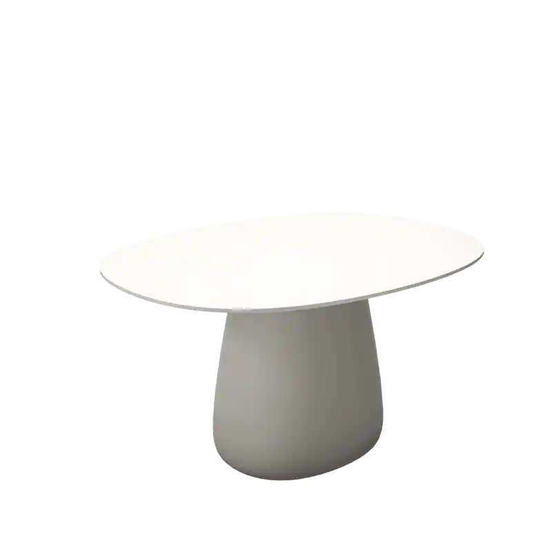 Stół COBBLE, 135cm, HPL, ciepły biały, QeeBoo Zamów dziś