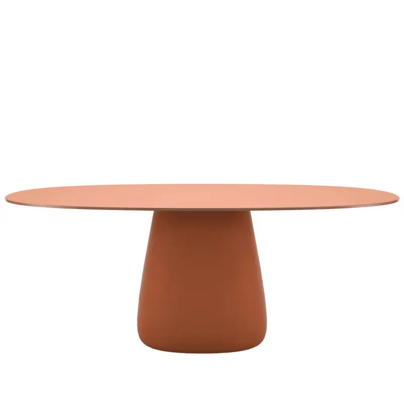 Niska cena Stół COBBLE, 190cm, HPL, terakota, QeeBoo
