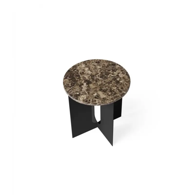 Super okazja Stolik z blatem Emparador Marble Androgyne, czarny, Audo