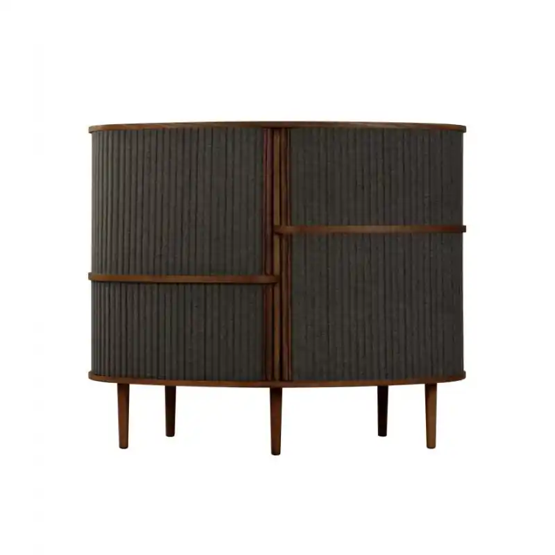 Komoda Audacious Highboard, ciemny dąb/shadow, Umage Do wyczerpania zapasów