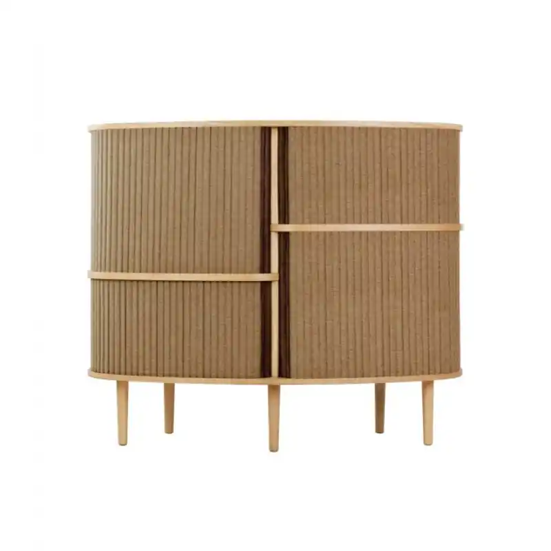 Nowy Komoda Audacious Highboard, naturalny dąb/sugar brown, Umage