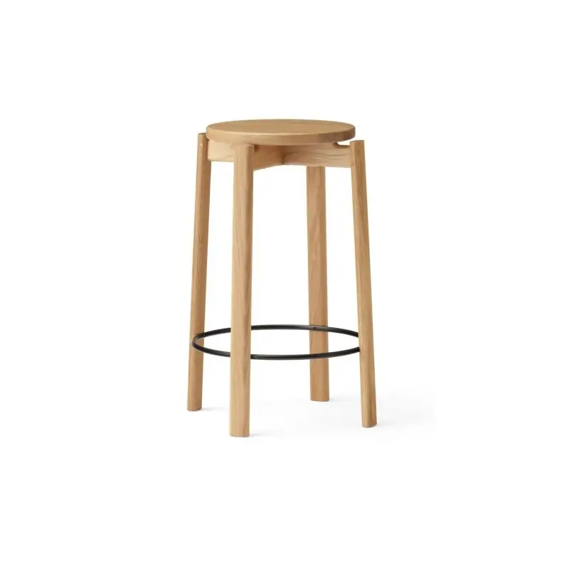 Krzesło barowe PASSAGE 65 cm, dąb naturalny, Audo Copenhagen Hit sprzedaży