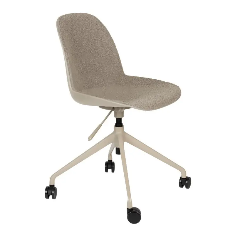 Oferta Krzesło na kółkach Albert Kuip, taupe, Zuiver