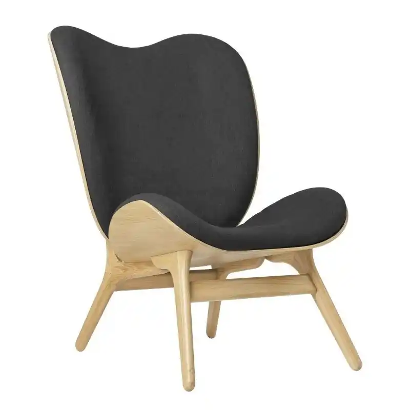 Fotel A Conversation Piece wysoki, naturalny dąb/ shadow, UMAGE Oferta