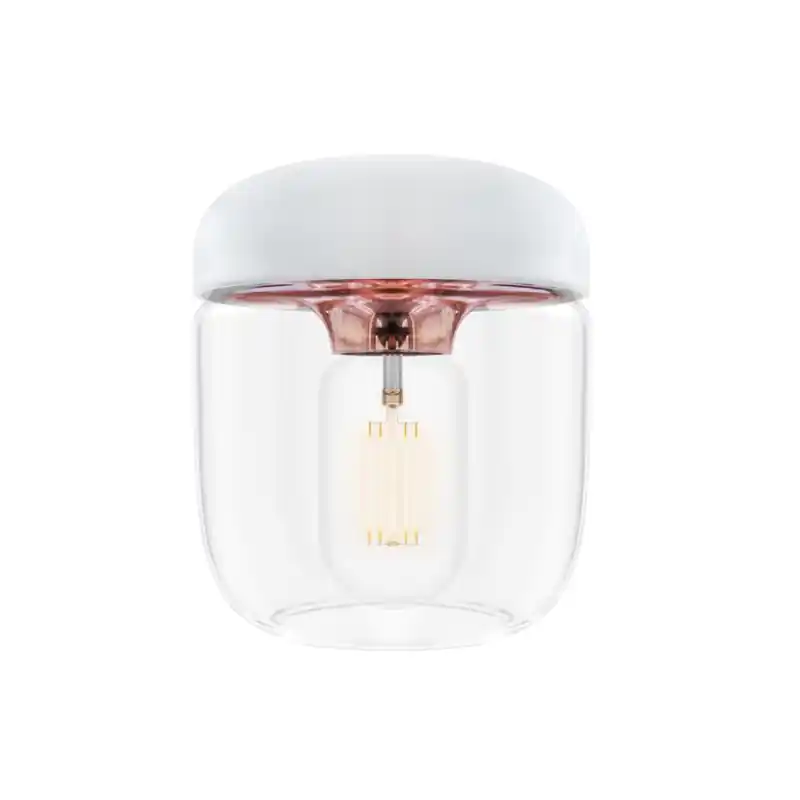 Obniżka ceny lampa wisząca / klosz Acorn, biały/miedziany, UMAGE