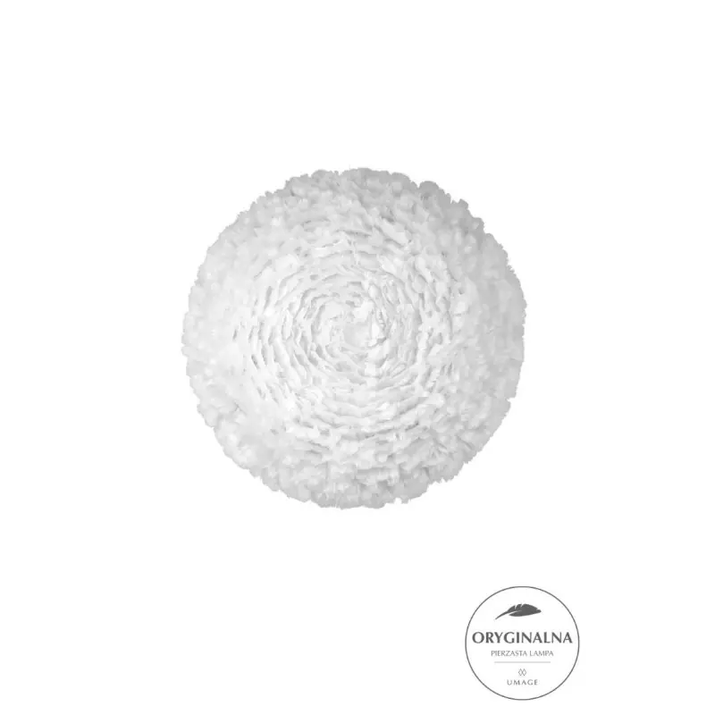 okrągły kinkiet z piór Eos Up, Ø70 cm biały, UMAGE Wyjątkowa oferta