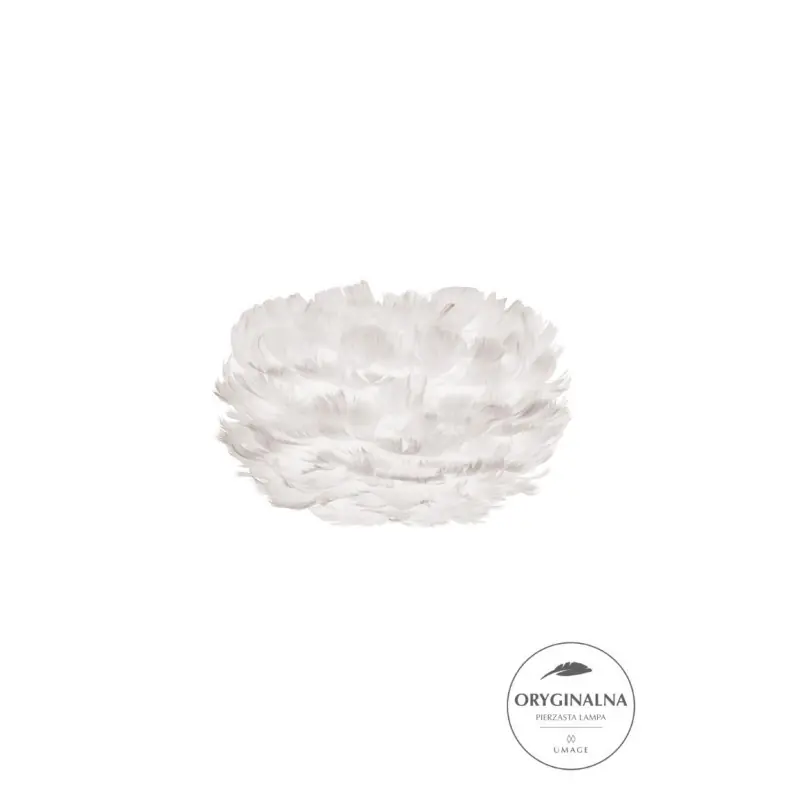 Oferta czasowa lampa / abażur z piór Eos, Ø22 cm biały, UMAGE