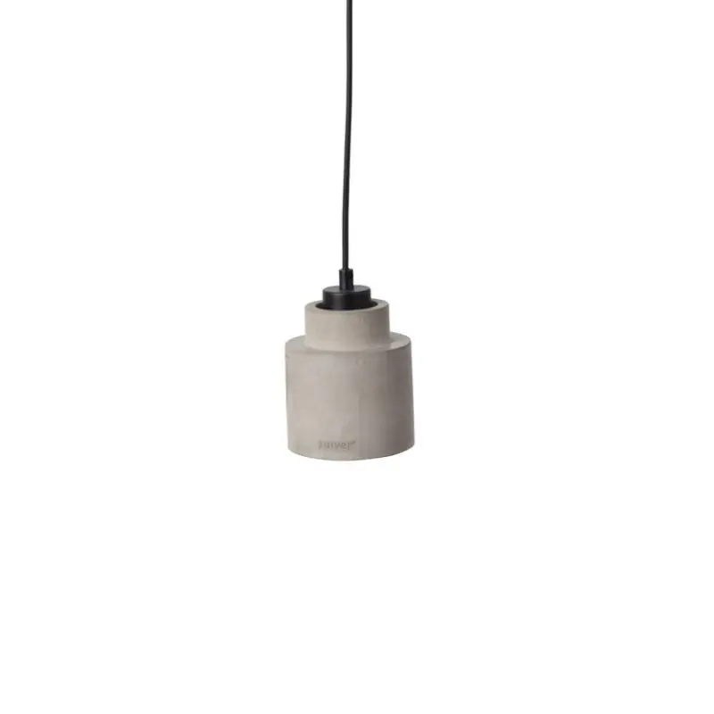 Ograniczona ilość betonowa lampa wisząca LEFT, szara, Zuiver