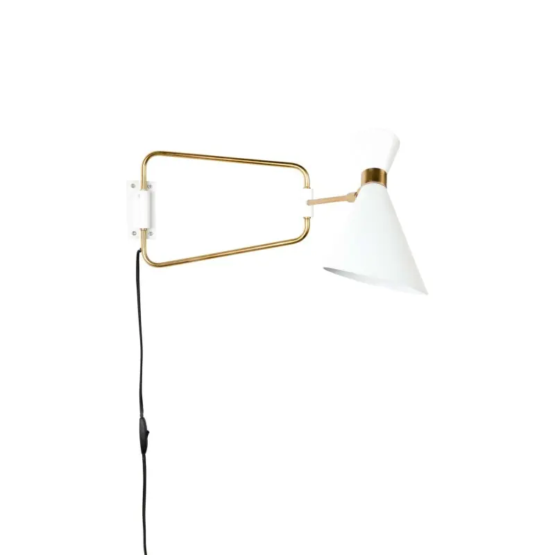 Zamów teraz lampa ścienna Shady, biała, Zuiver