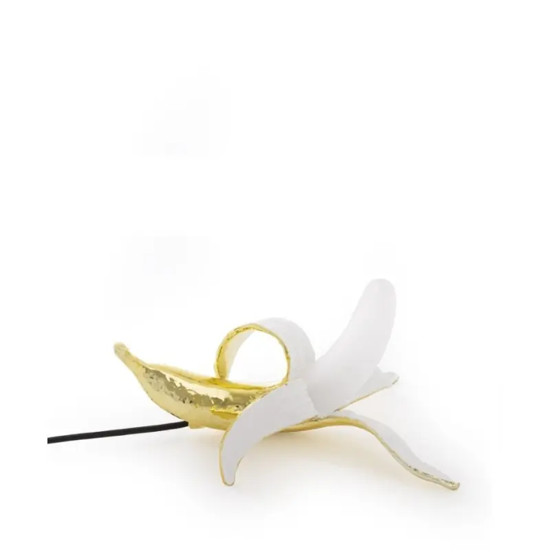 Najlepsza cena Lampa stołowa Banana Dewey, złoty, Seletti