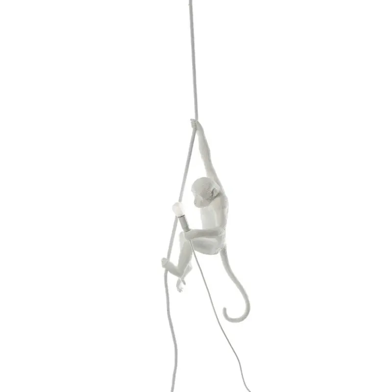 Ostatnia szansa Lampa wisząca Monkey Ceiling, biały, Seletti