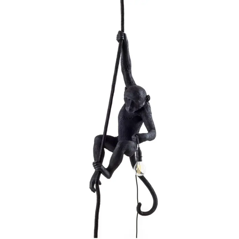 Lampa wisząca Monkey Ceiling zewnętrzna, czarny, Seletti Zamów teraz