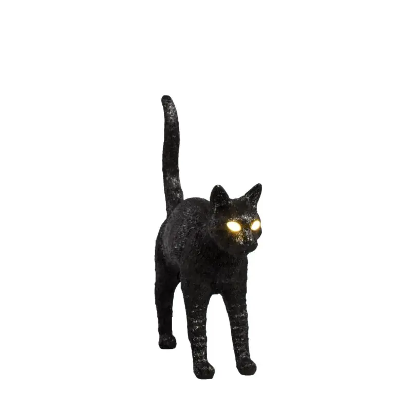 Obniżka ceny Lampa stojąca Jobby The Cat, czarny, Seletti