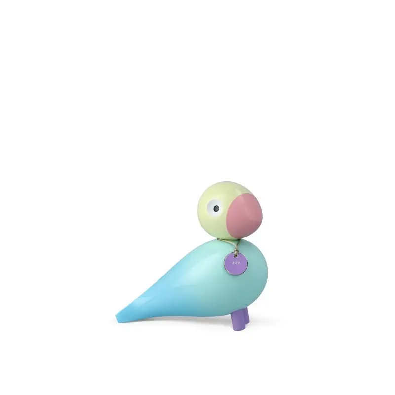 Drewniana figurka Story Bird Joy H15.5 cm, aqua, Kay Bojesen Ekspresowa dostawa