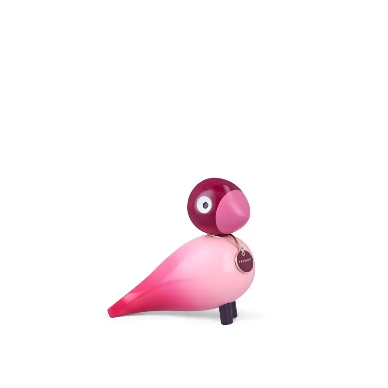 Tylko do końca tygodnia Drewniana figurka Songbird Passion 15.5 cm 2026, różowy, Kay Bojesen