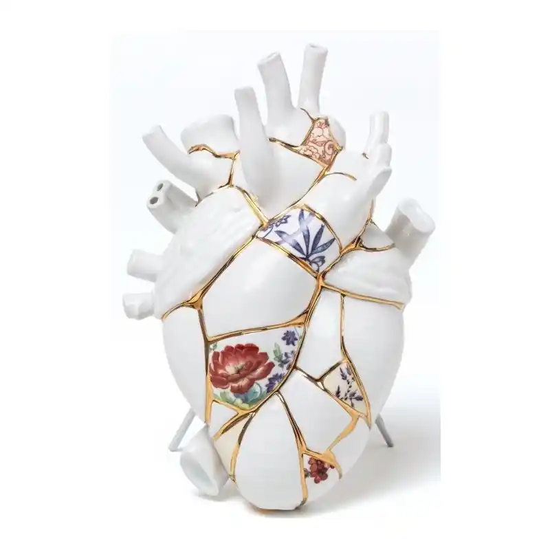 Wazon w kształcie serca Love in Bloom, porcelanowy, Seletti Zamów teraz