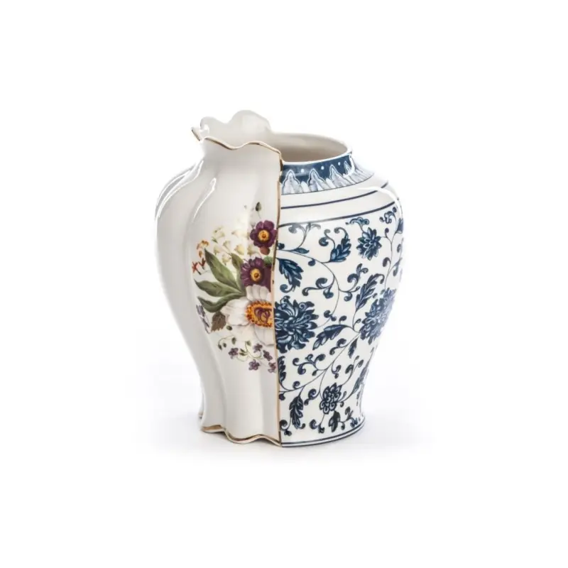 Dwustronny wazon porcelanowy Melania Hybrid, Seletti Dostępne od ręki