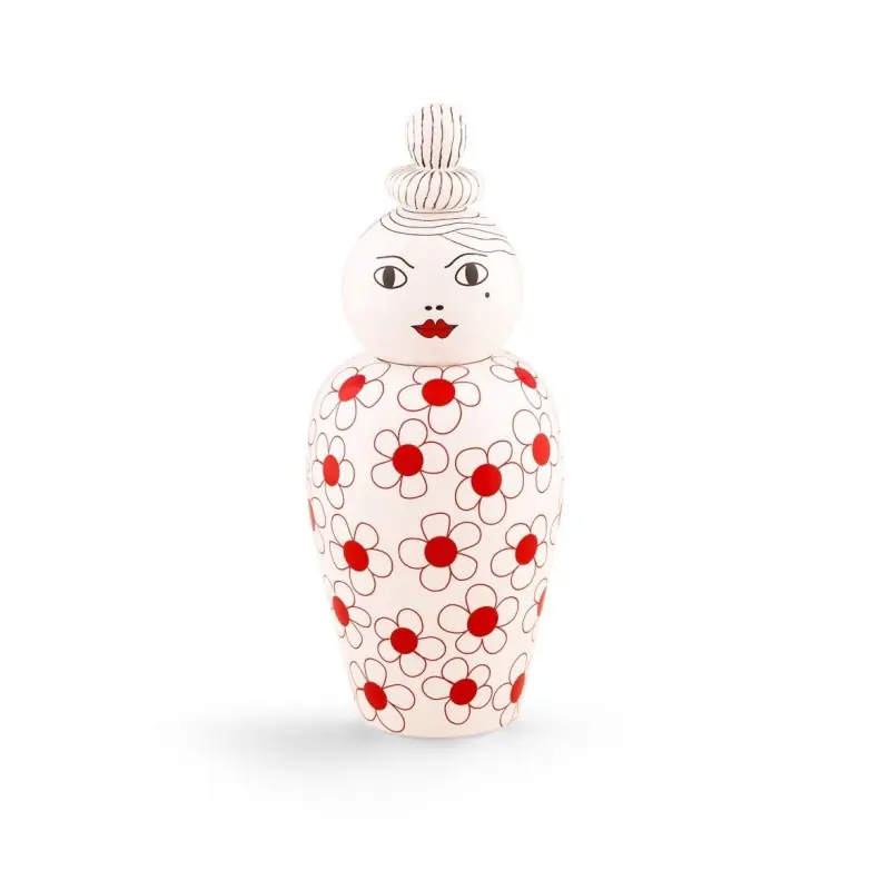 Okazja porcelanowy wazon z przykrywką Canopie Pepa, Seletti