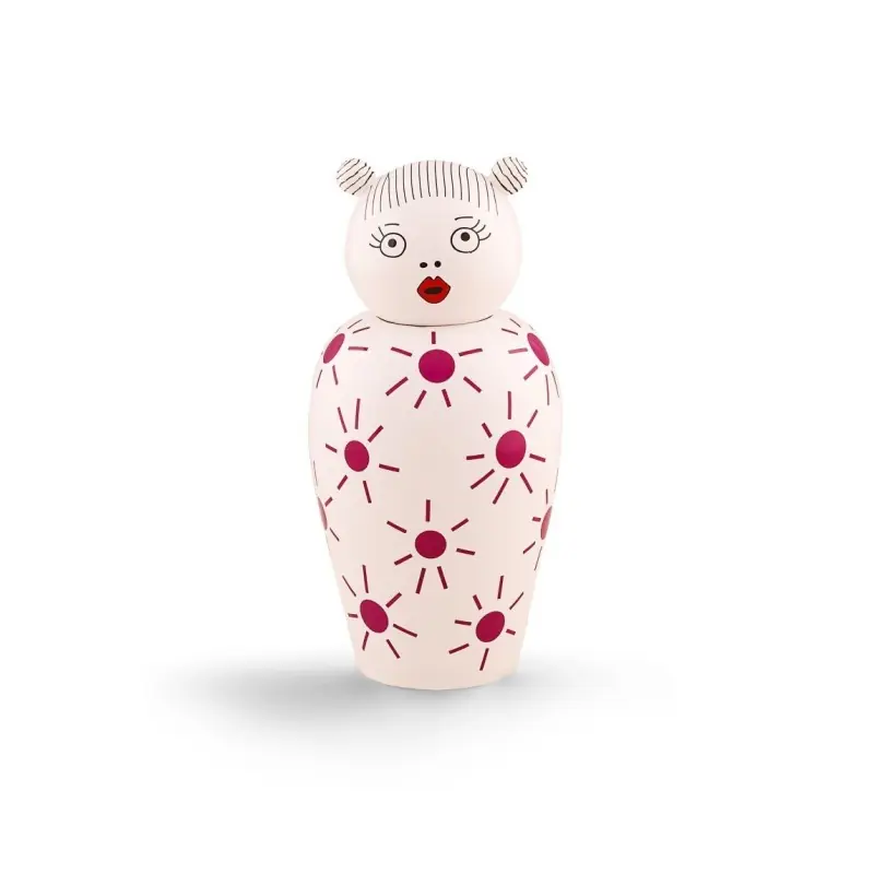 Zamów teraz porcelanowy wazon z przykrywką Canopie Lula, Seletti