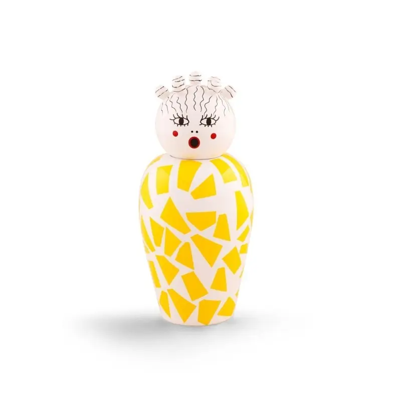 porcelanowy wazon z przykrywką Canopie Rosio, Seletti Rabat