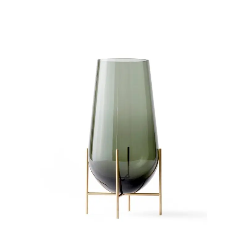Wazon szklany L Echasse Vase, smoke, Audo Oferta limitowana